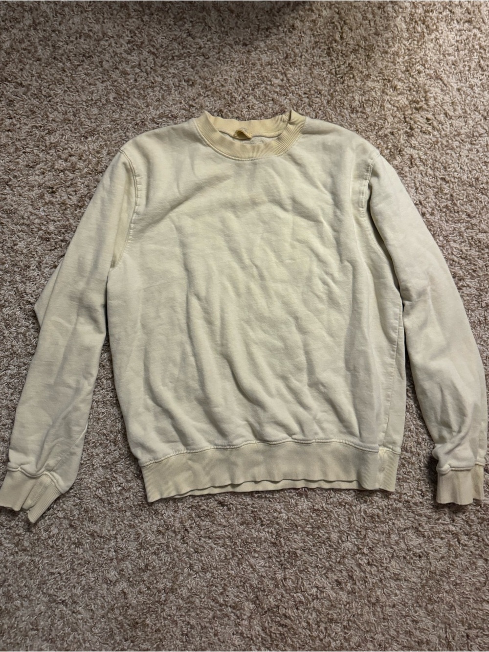 Brandy Melville/ John galt light yellow crewneck